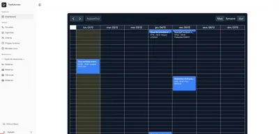Screenshot du projet TopKalendar (WIP)
